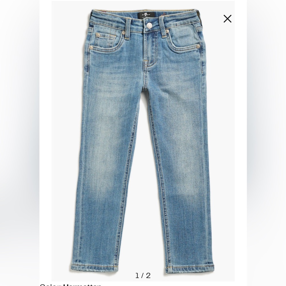 Girls 7 For All Mankind Jeans Adorable Brand New size 6
